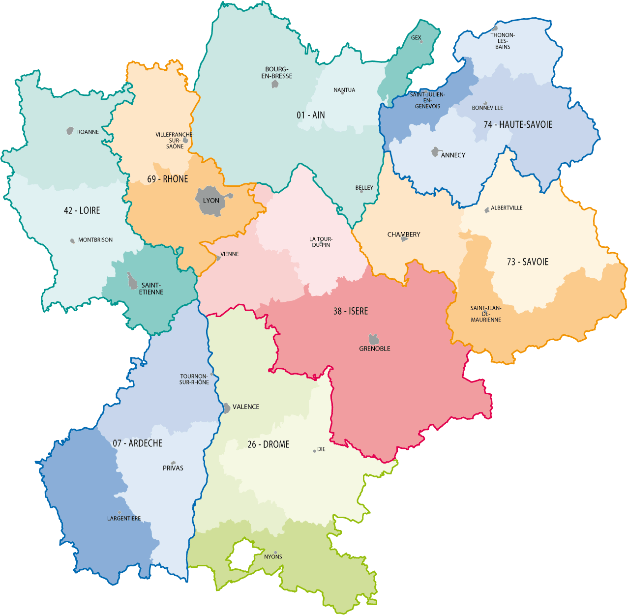 Rhône Alpes - région 82